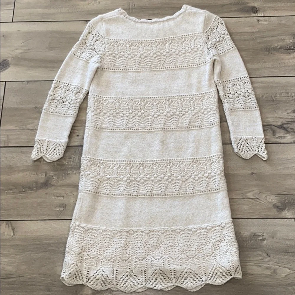 Cat & Jack Girl Ivory/Gold Dress Size XL (14/16)